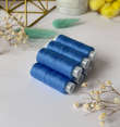 Нитки швейные для трикотажа, Omega 285, синий, №120  200м, 697Н фото 1
